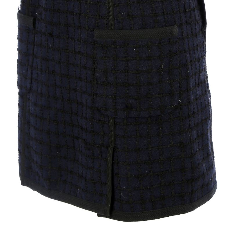 Saia-Louis-Vuitton-Algodao-Azul-e-Preto