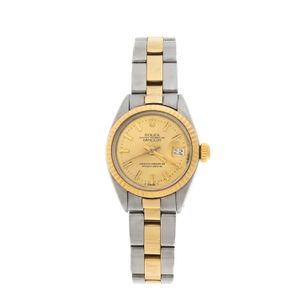 Relógio Rolex Oyster Perpetual Datejust 25mm Aço e Ouro