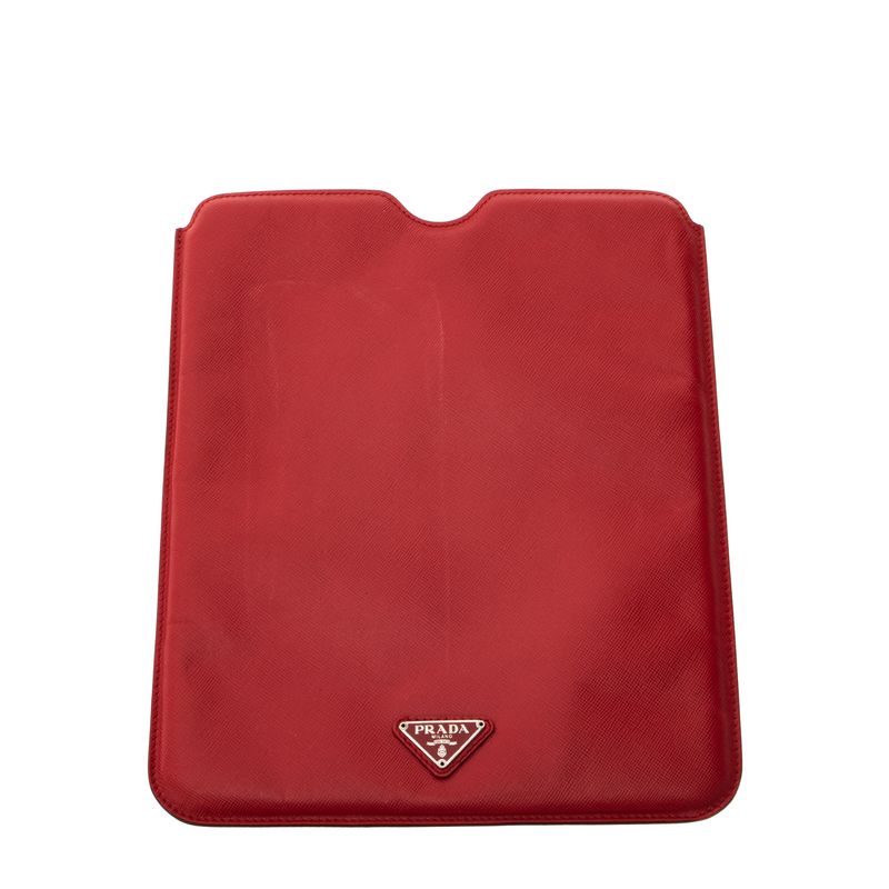 Capa-Ipad-Prada-Saffiano-Vermelho