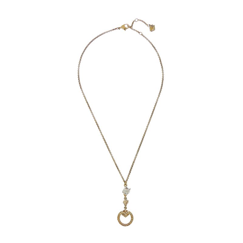 Colar-Swarovski-Dourado-Circulo-e-Cristais