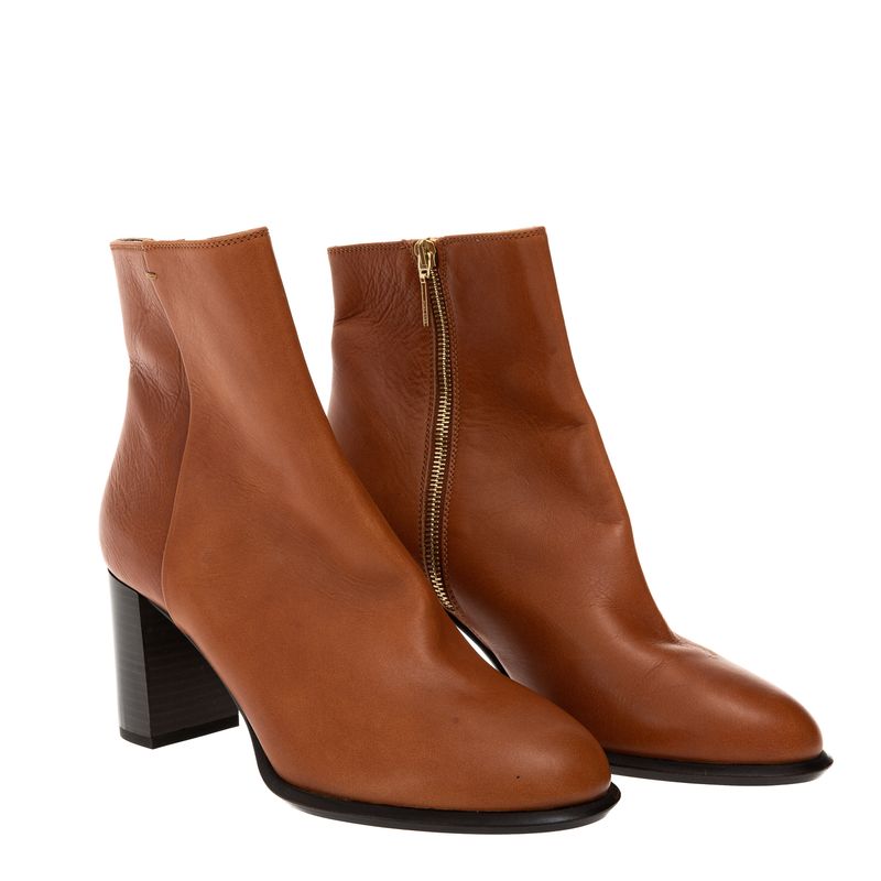 Bota-Hugo-Boss-Couro-Caramelo