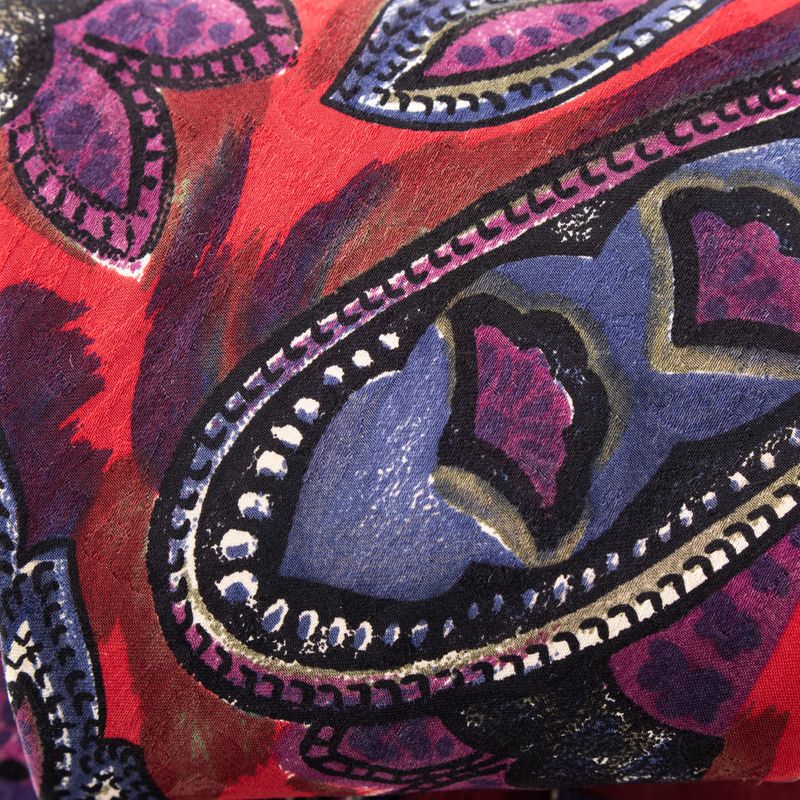 Gravata-Oscar-de-La-Renta-Estampada-Vermelho-e-Azul