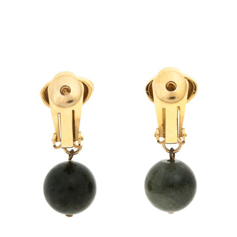 Brinco-Pressao-Vintage-Pendente-Pedra-Verde