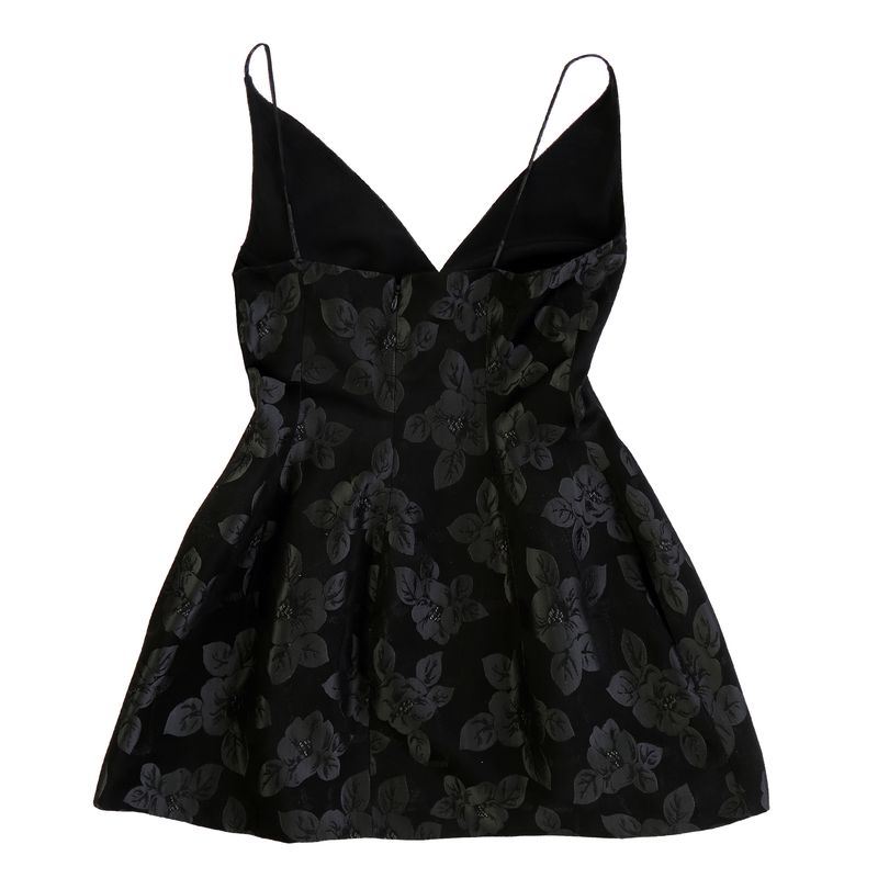 Blusa-Christian-Dior-Alca-Flores-Pretas