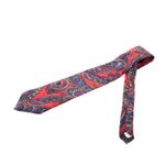 Gravata-Oscar-de-La-Renta-Estampada-Vermelho-e-Azul