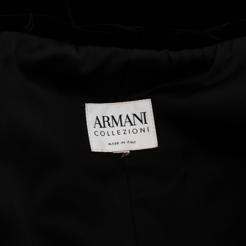 Blazer-Armani-Collezioni-Veludo-Preto