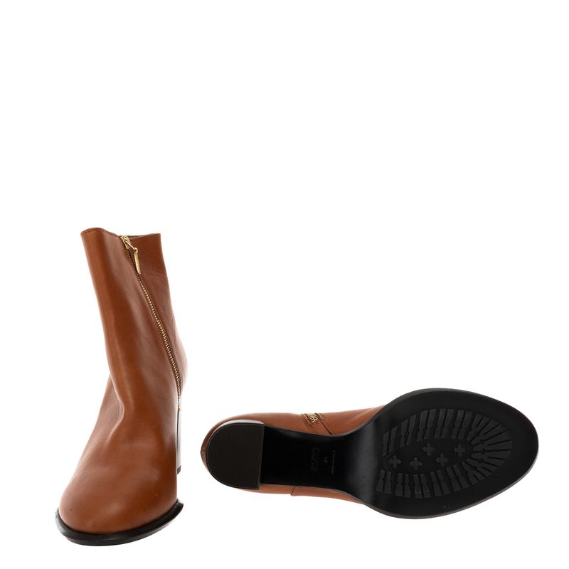 Bota-Hugo-Boss-Couro-Caramelo