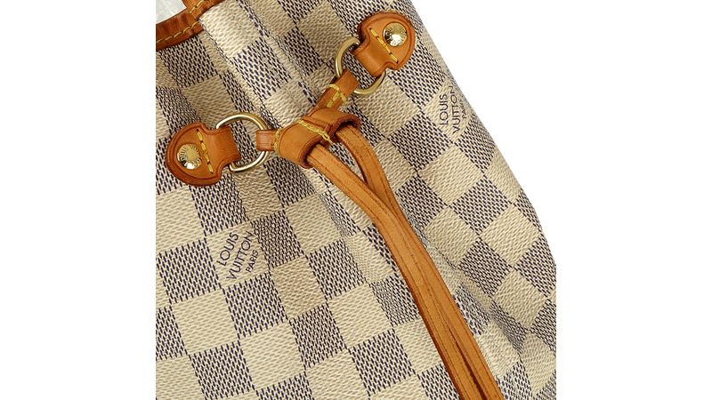 Bolsa Louis Vuitton Neverfull MM Damier Azur - Inffino, Brechó de Luxo  Online