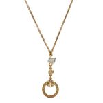 Colar-Swarovski-Dourado-Circulo-e-Cristais