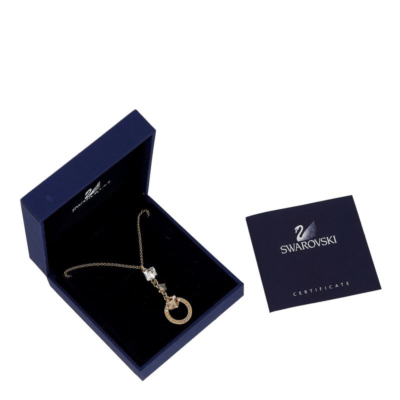 Colar-Swarovski-Dourado-Circulo-e-Cristais