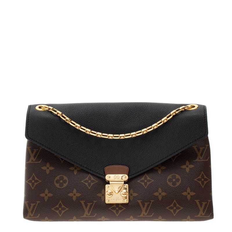 Bolsa-Louis-Vuitton-Pallas-Chain-Preta