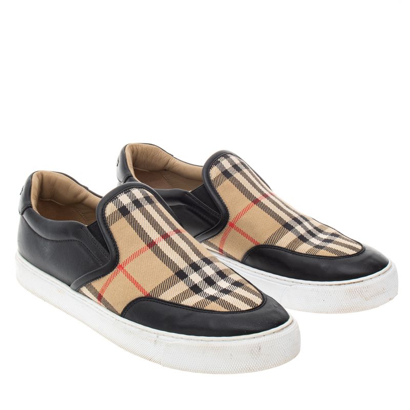 Tenis-Burberry-Slip-On-House-Check