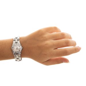 Relógio Baume & Mercier Linea Aço e Diamantes