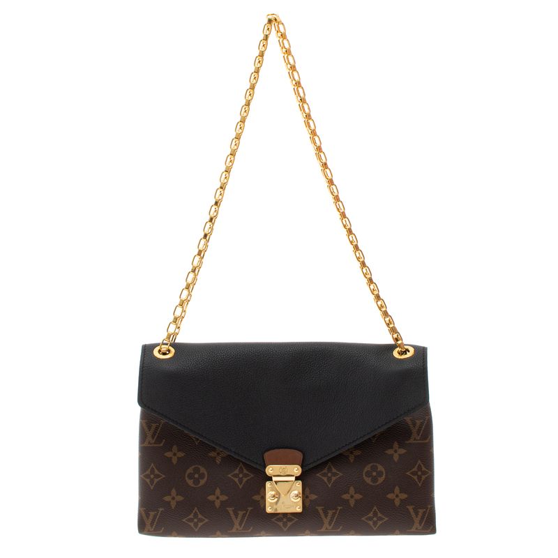 Bolsa-Louis-Vuitton-Pallas-Chain-Preta