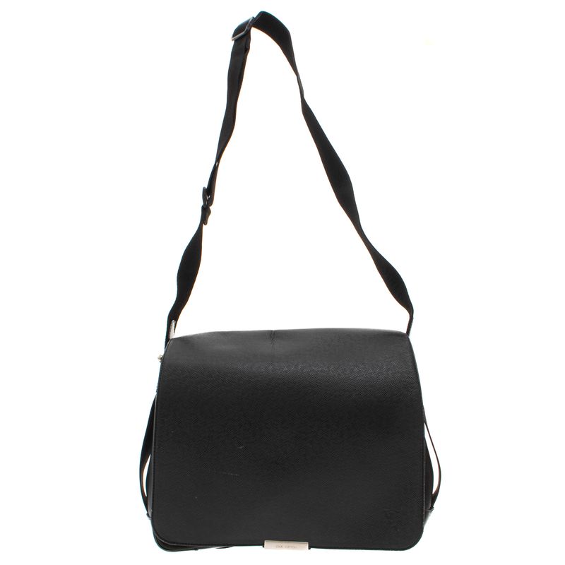 Bolsa-Louis-Vuitton-Taiga-Preto-e-Nylon-Verde