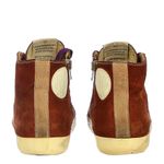 Tenis-Golden-Goose-Cano-Alto-Terracota