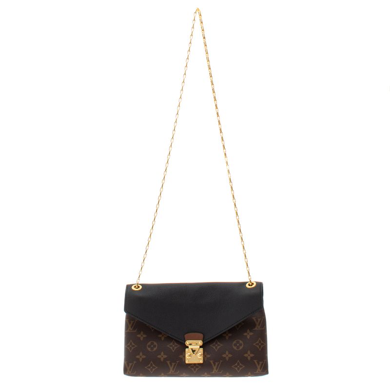 Bolsa-Louis-Vuitton-Pallas-Chain-Preta