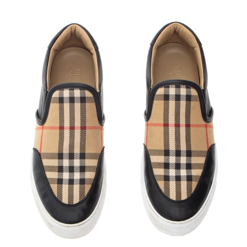 Tenis-Burberry-Slip-On-House-Check