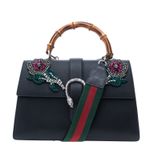 Bolsa-Gucci-Dionysus-Bamboo-Preta-e-Strass