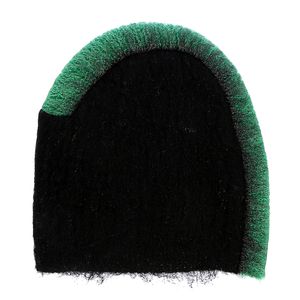 Gorro Prada Lã Preta e Verde