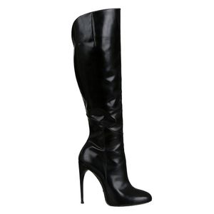 Bota Gucci Cano Alto Couro Preto