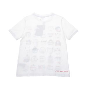 Camiseta Little Marc Jacobs Infantil Branca Estampada