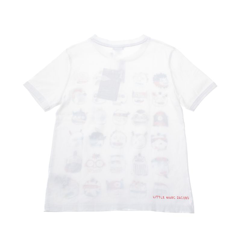 Camiseta-Little-Marc-Jacobs-Infantil-Branca-Estampada