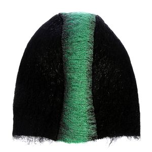 Gorro Prada Lã Preta e Verde