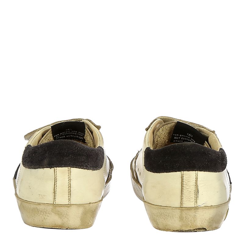 Tenis-Golden-Goose-Infantil-Superstar-Branco-e-Azul