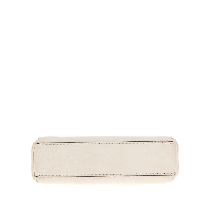 Bolsa-Fendi-Micro-Peekaboo-Branca