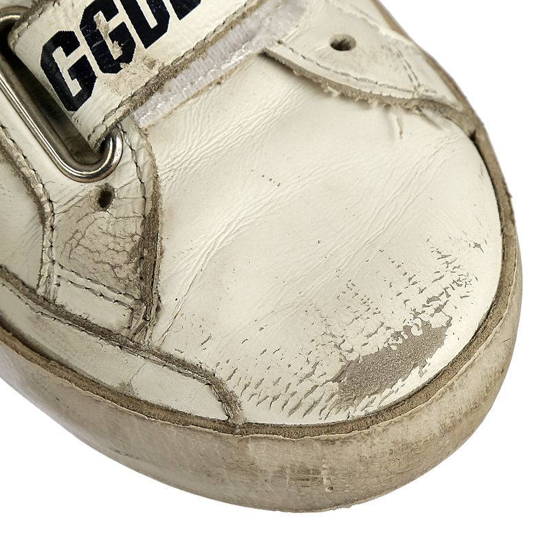 Tenis-Golden-Goose-Infantil-Superstar-Branco-e-Azul