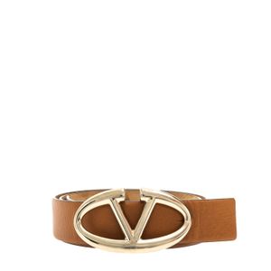 Cinto Valentino Garavani Vintage VLogo Caramelo