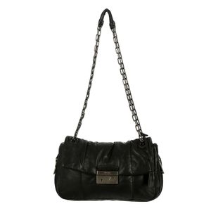 Bolsa Prada Bomber Couro Preto