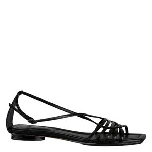 Rasteira Alexandre Birman Couro Preto