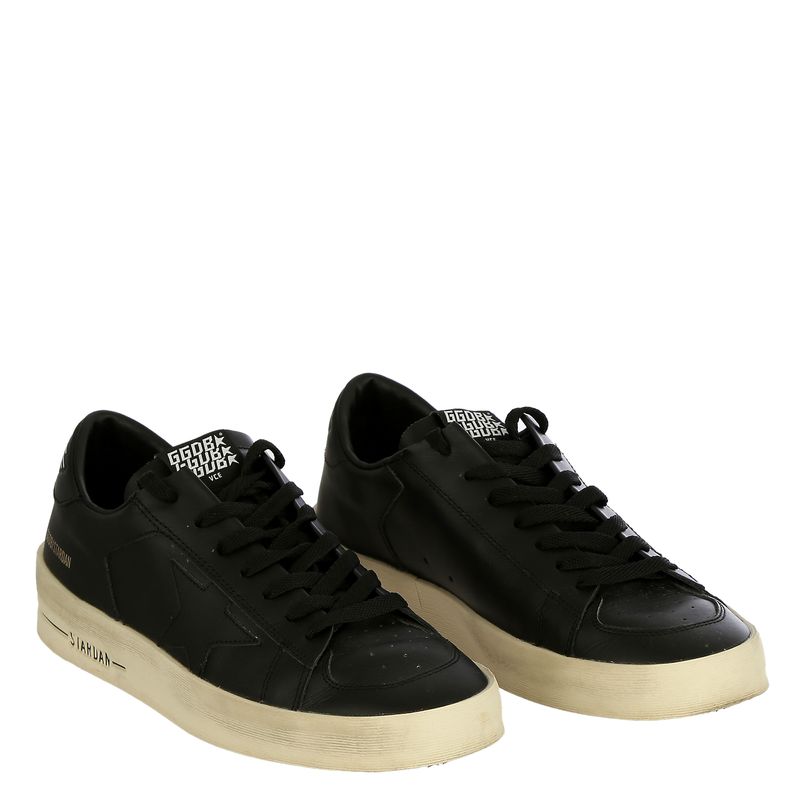 Tenis-Golden-Goose-Couro-Preto