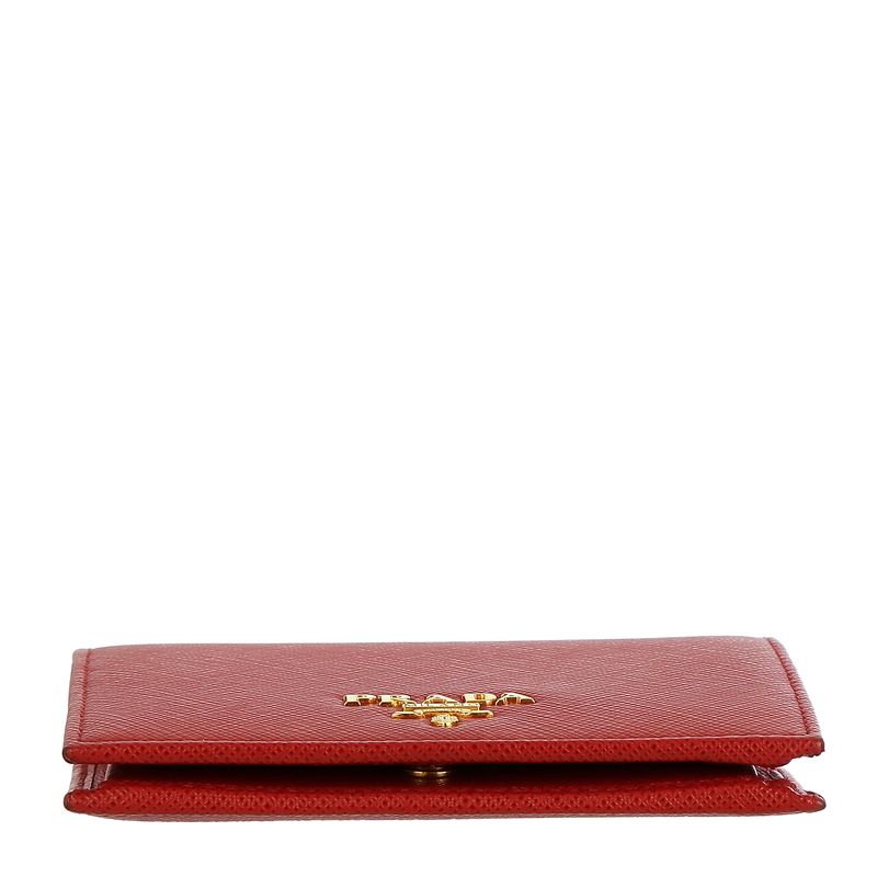 Carteira-Prada-Couro-Saffiano-Vermelho