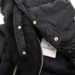 Casaco-Moncler-Infantil-Puffer-com-Capuz-Preto