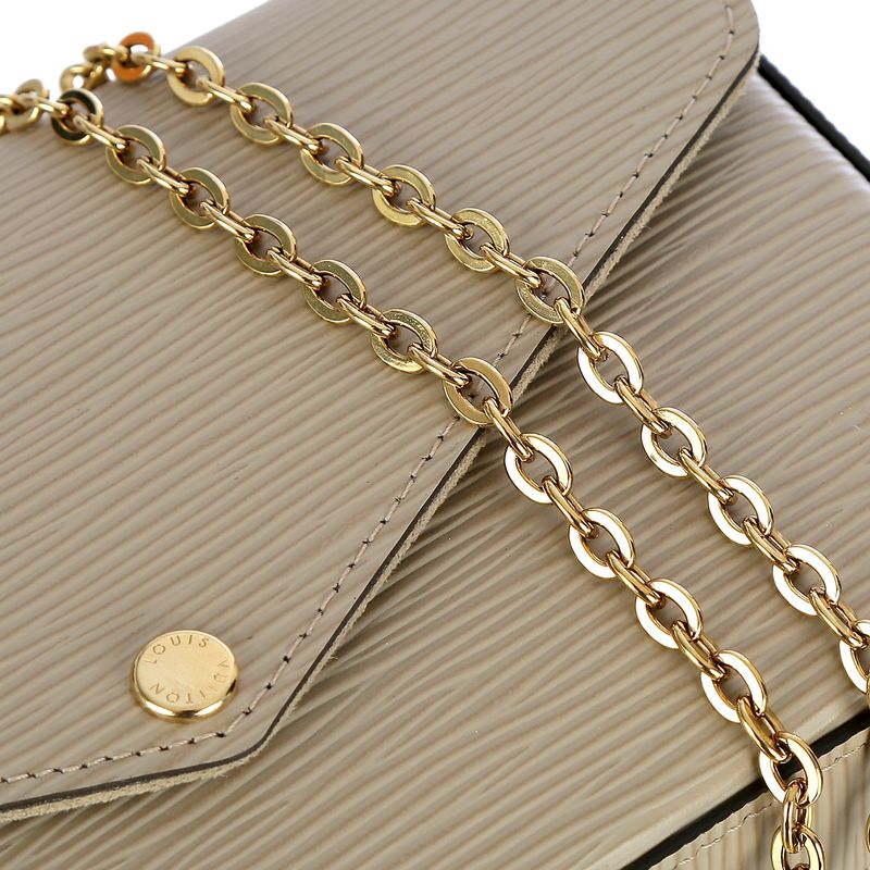 Bolsa-Louis-Vuitton-Felicie-Couro-Epi-Cinza