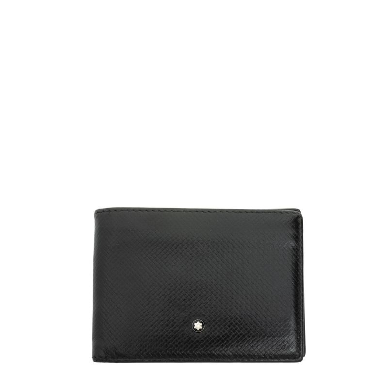 Carteira-Montblanc-Couro-Texturizado-Preto