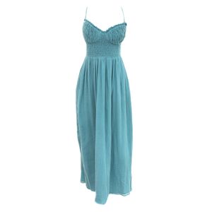 Vestido Paula Raia Midi Azul