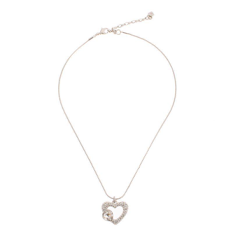 Colar-Swarovski-Prateado-Coracao-Cristais