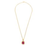 Colar-Vintage-Dourado-Cristal-Rosa