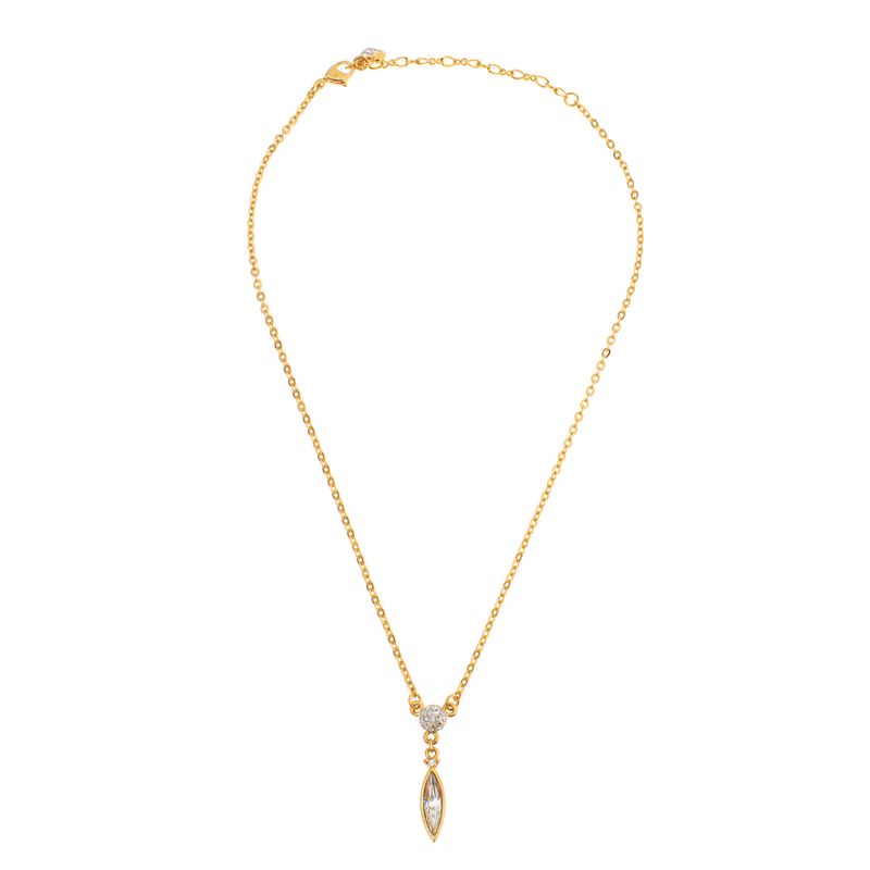 Colar-Swarovski-Dourado-Esfera-e-Cristal-Pendente