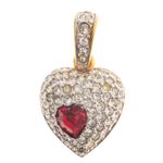 Pingente-Swarovski-Coracao-Cristais