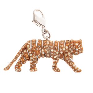 Pingente Swarovski Tigre Cristais