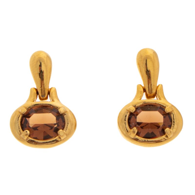 Brinco-Swarovski-Dourado-Cristal-Ambar