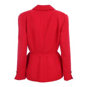 Blazer Thierry Mugler Lã Vermelho