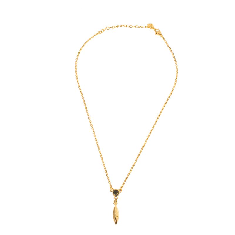 Colar-Swarovski-Dourado-Esfera-e-Cristal-Pendente