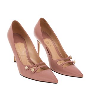 Scarpin Gucci Couro Rose