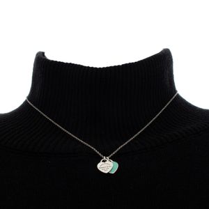 Colar Tiffany & Co Return To Blue e Prata